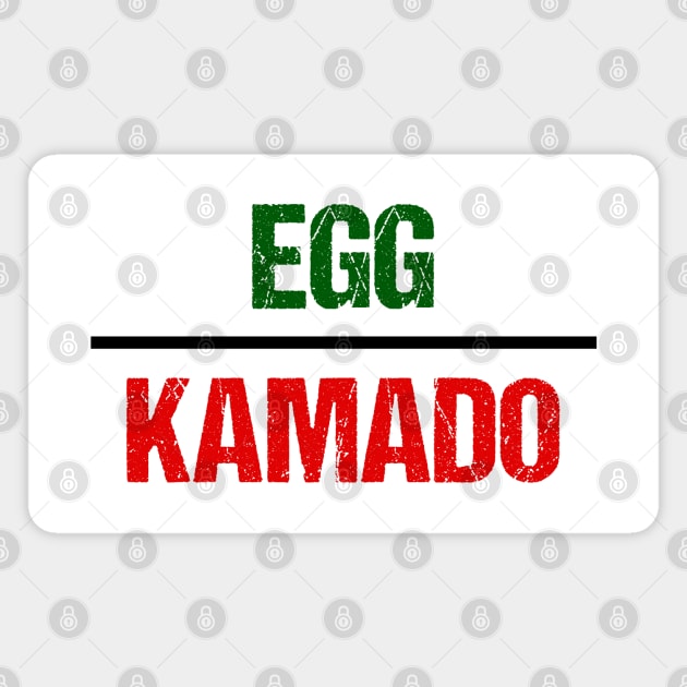 Green Egg over Kamado BBQ Magnet by nickmelia18